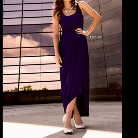 Lauren Ralph Lauren Twisted- Knot Jersey Party Dress - Picture 2 of 6